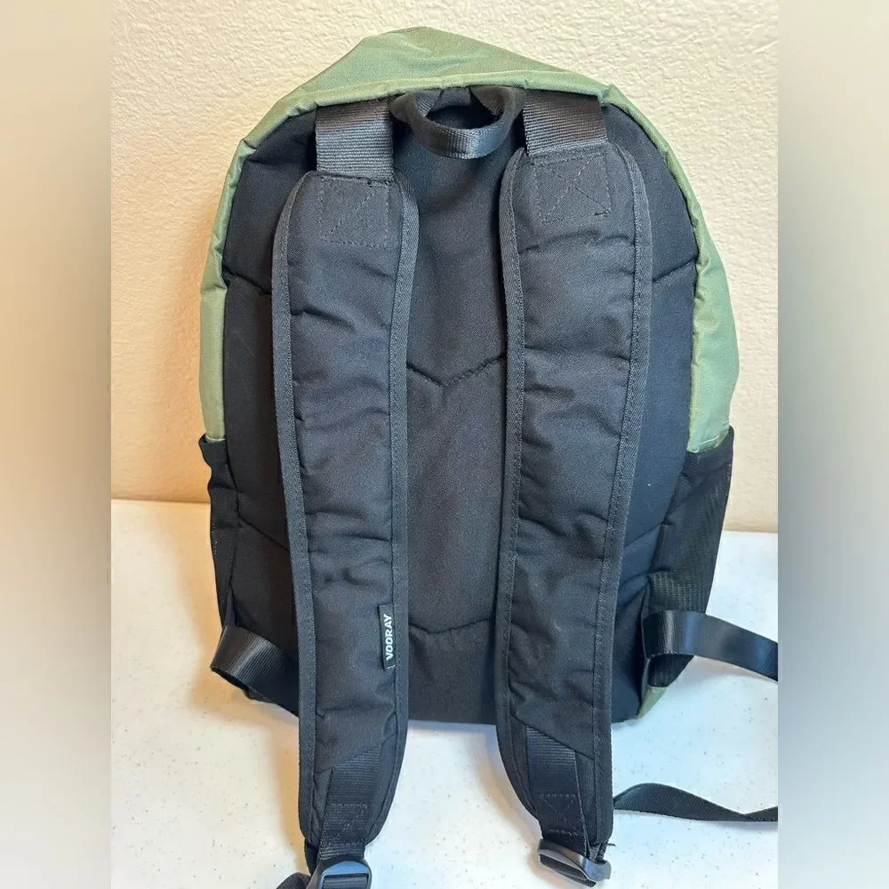 Vooray Army Green and Black Laptop Backpack